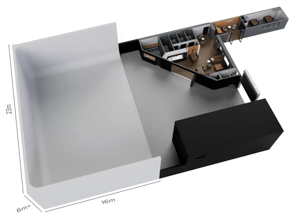 Infinity Cove Studio Layout