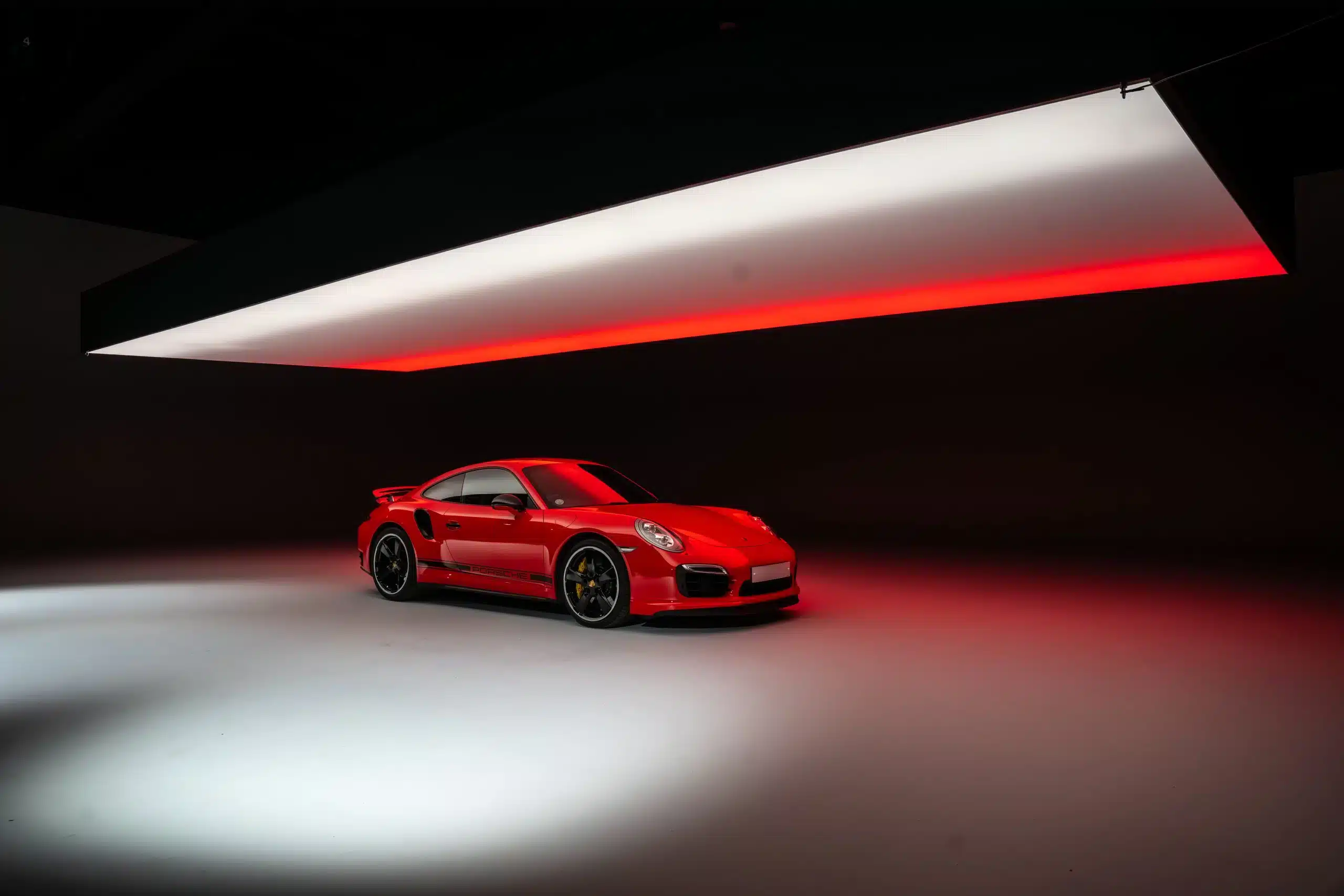Creative Studio Red Porsche