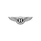 Black circular emblem with a stylized B at the center, surrounded by wing-like shapes extending outward. (Brand logo)