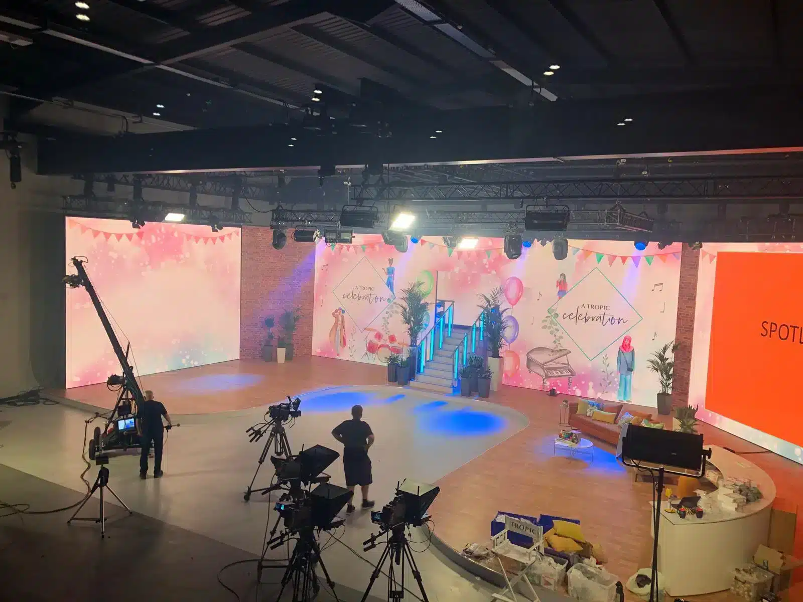 Business Video Production Production Set