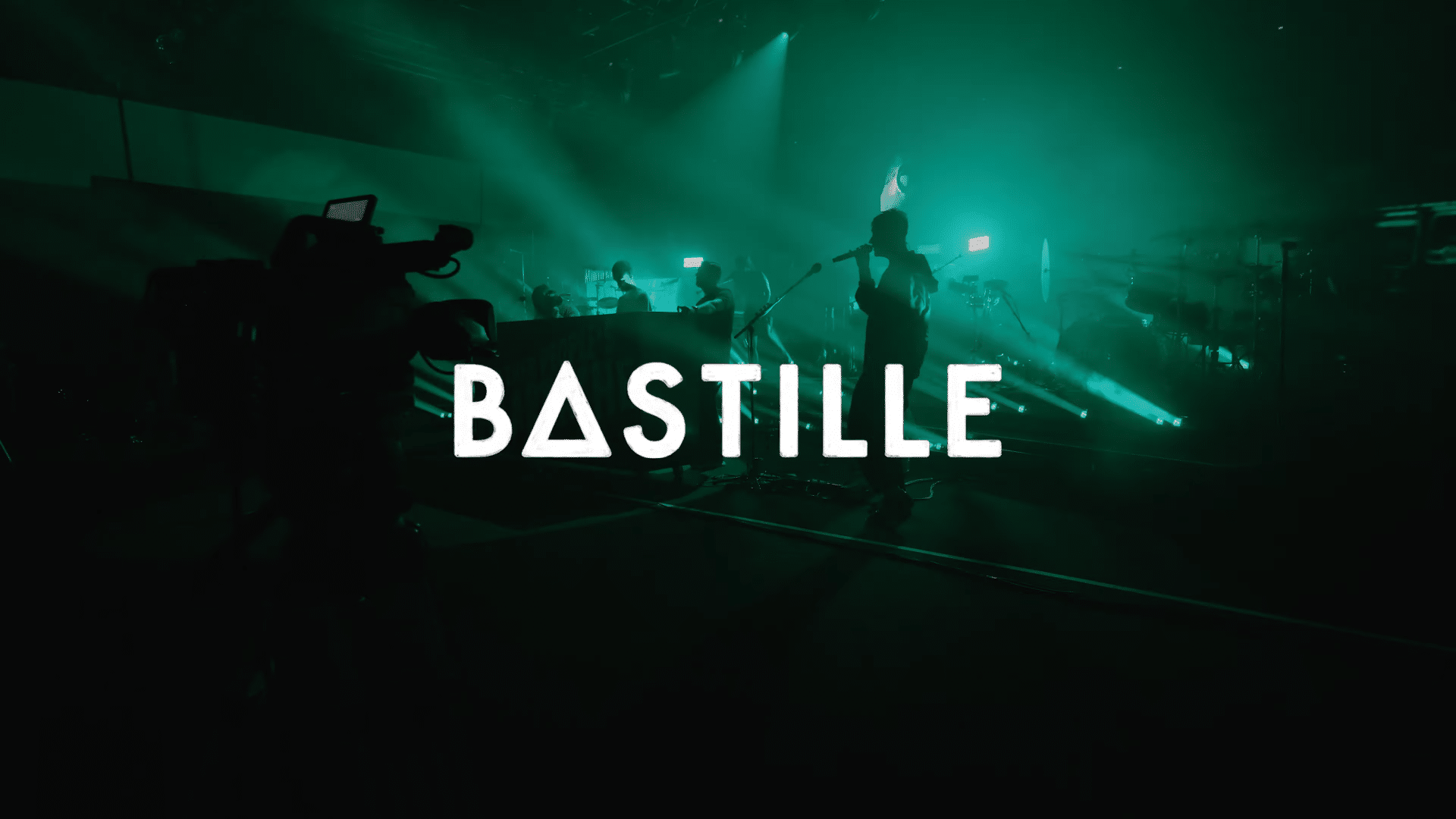 Bastille Live Behind the Scenes with Logo