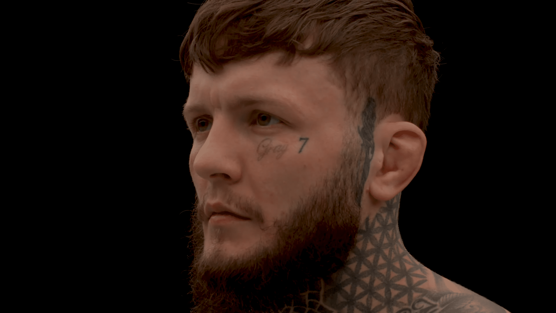 Jordan Vucenic UFC Fighter Face Close Up