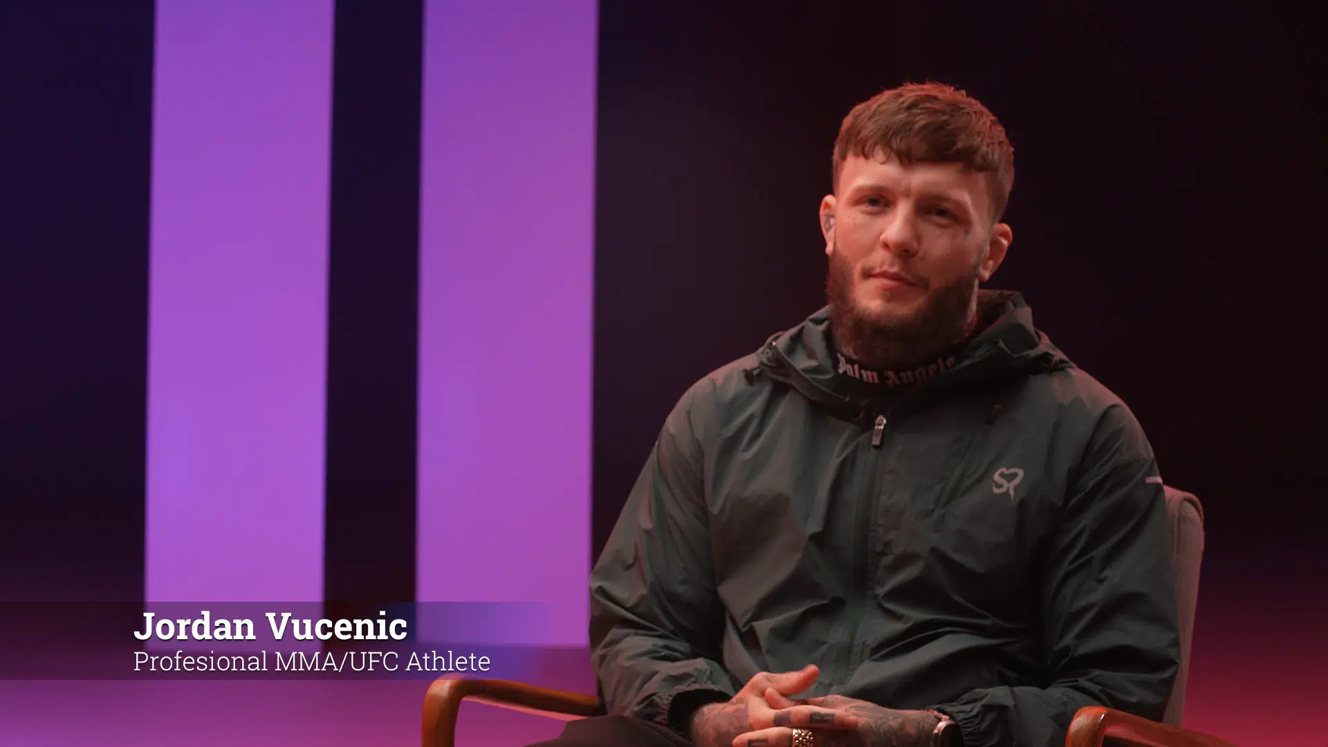 Jordan Vucenic UFC Fighter Interview Angle 2
