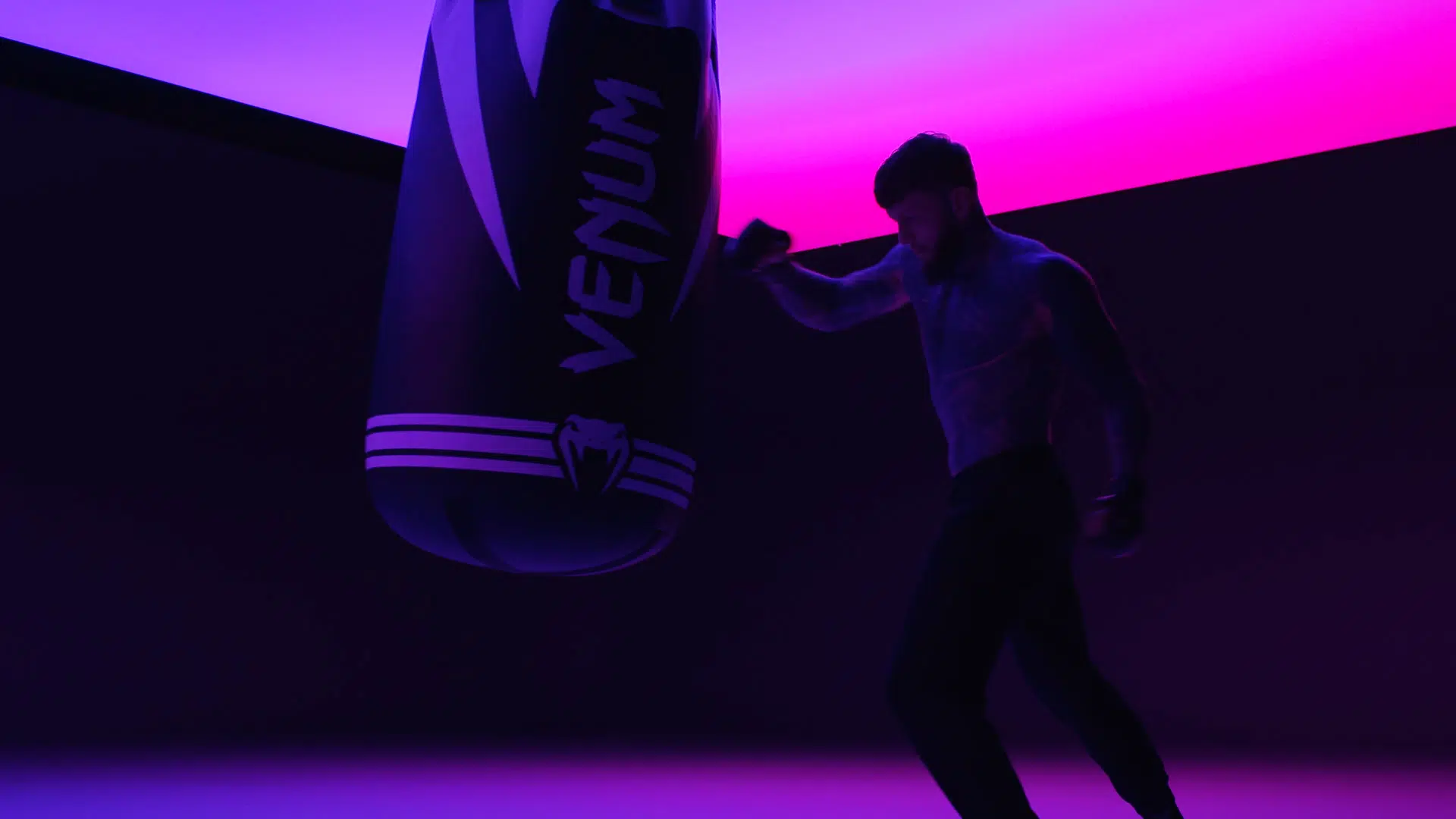 Jordan Vucenic UFC Fighter Pink Lighting