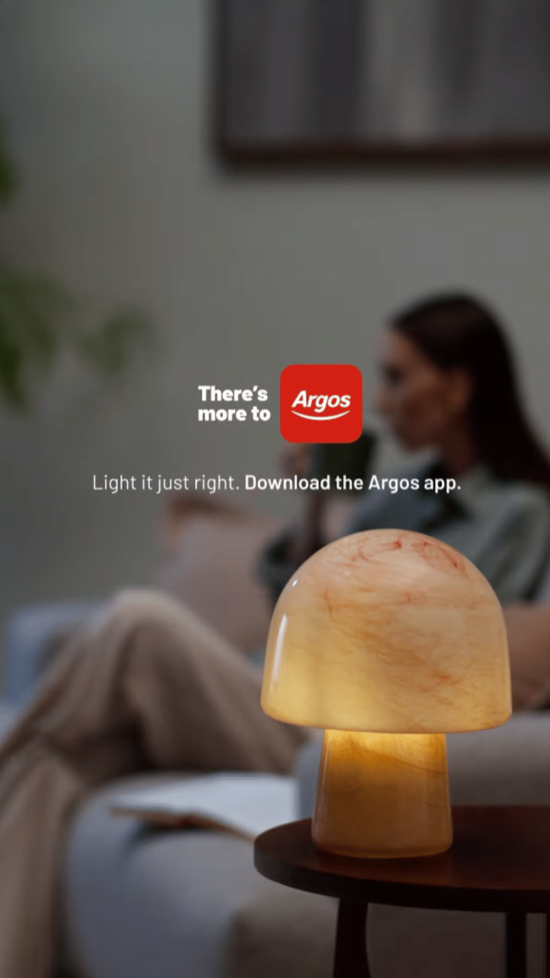Argos Final Scene with Logo and Lit Up Lamp